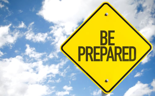 Be Prepared sign with sky background-2